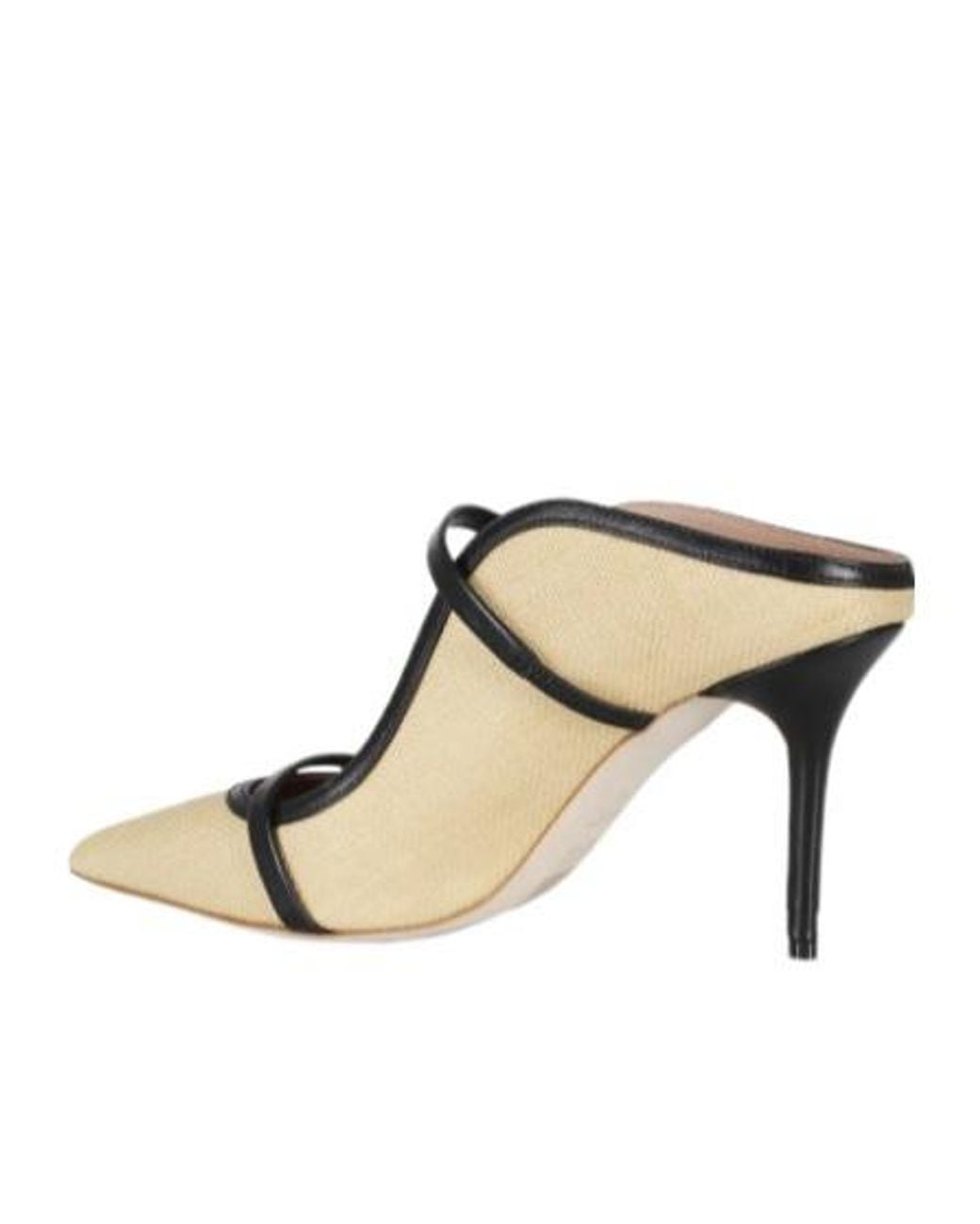Malone Souliers Natural 85Mm Maureen Heeled Mules