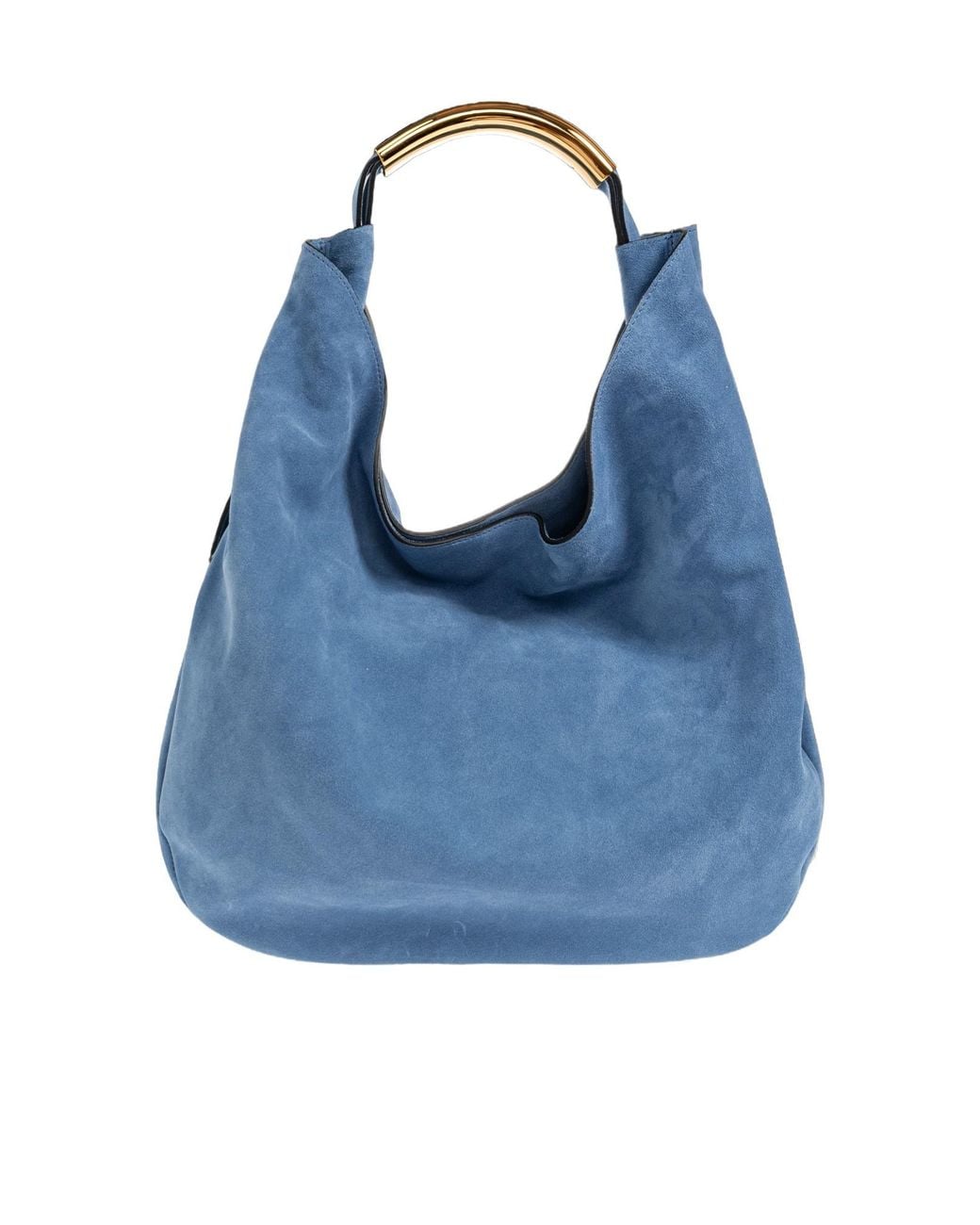 Moschino Blue Handle Me Tote Bag