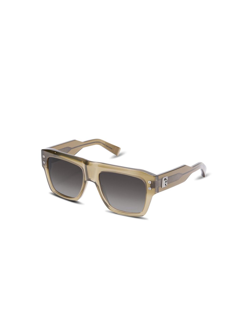 Balmain White B-Scene Sunglasses for men