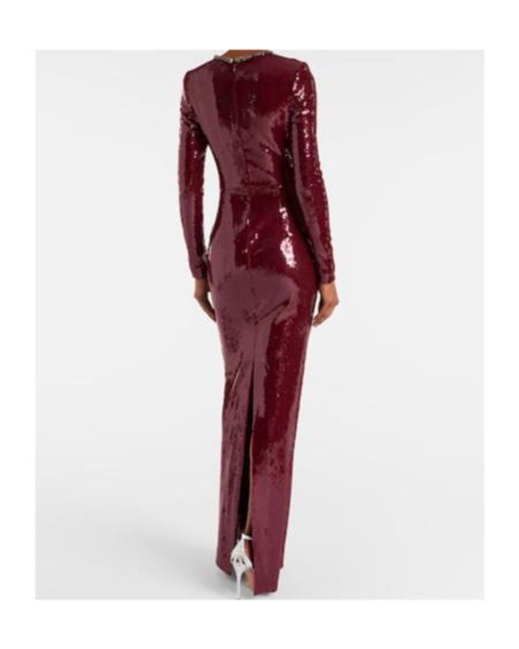 Rebecca Vallance Red Nero Sequined Gown