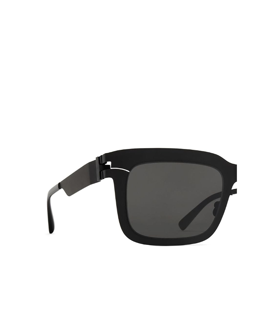 Mykita Black Norfolk Square Frame Sunglasses for men