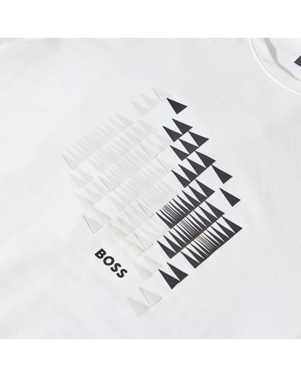 Boss White Regularfit Tshirt for men