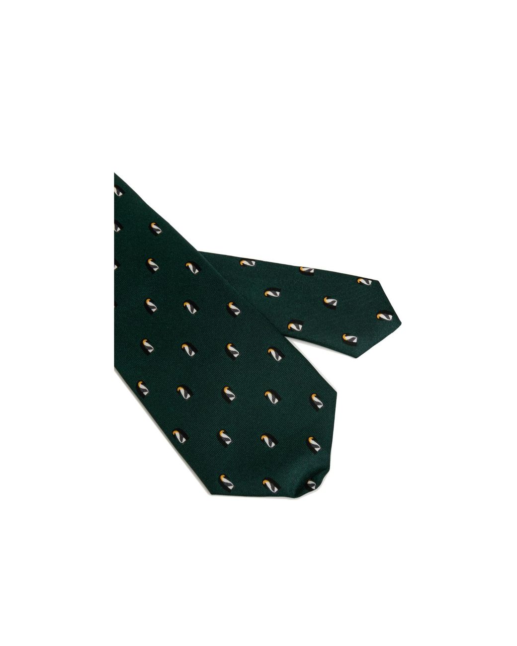 Mulberry Green Printed Tie for men
