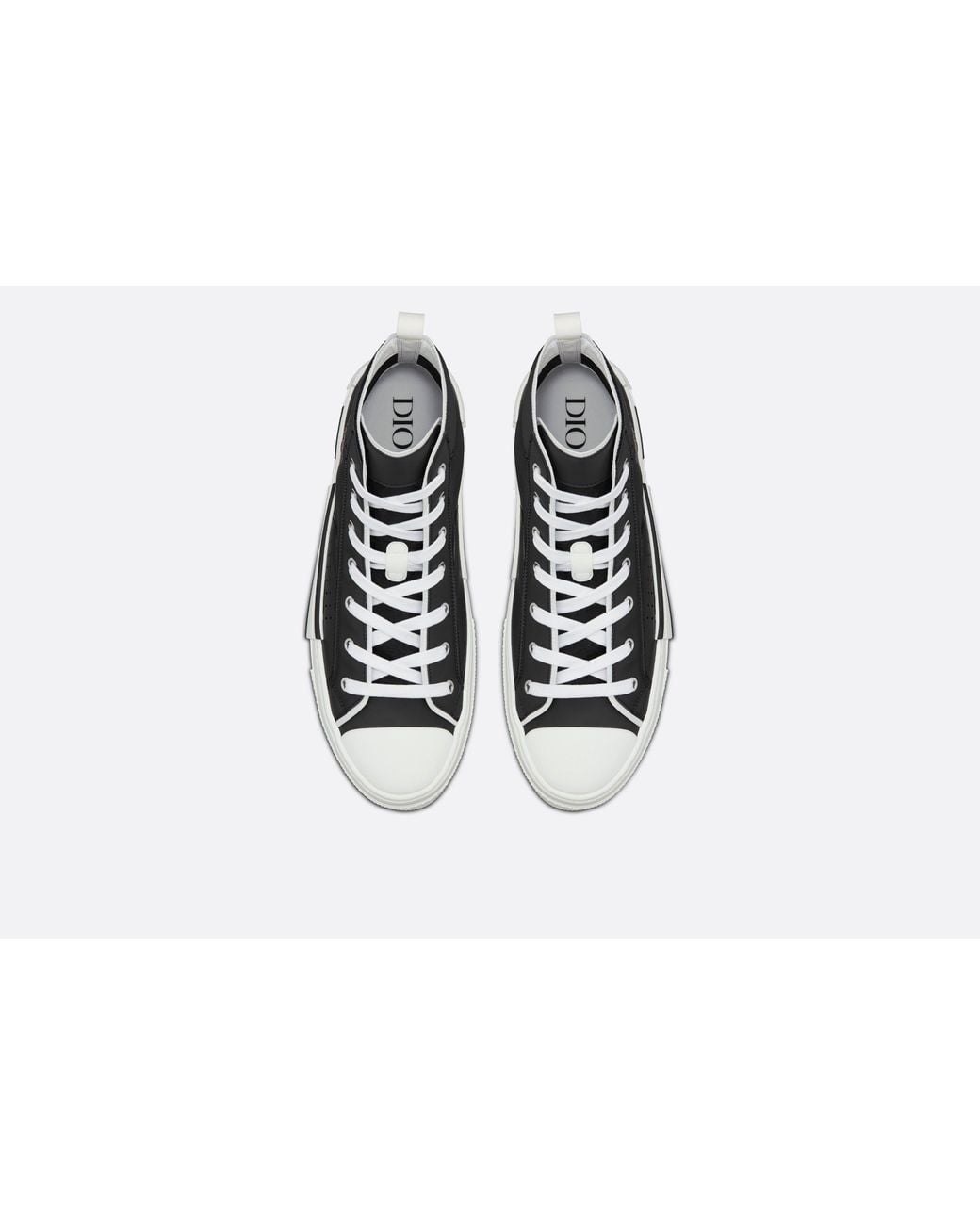 Dior Black Logo High-Top Sneakers for men