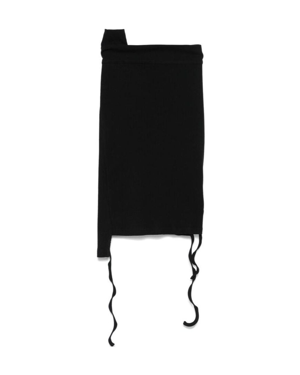 OTTOLINGER Black Ribbed Mini Skirt