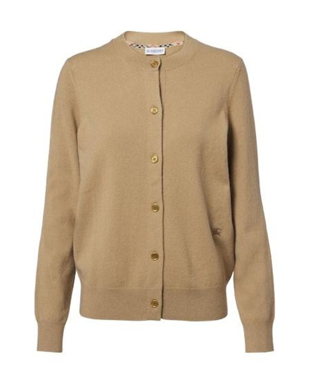 Burberry Natural Classic Button Cardigan
