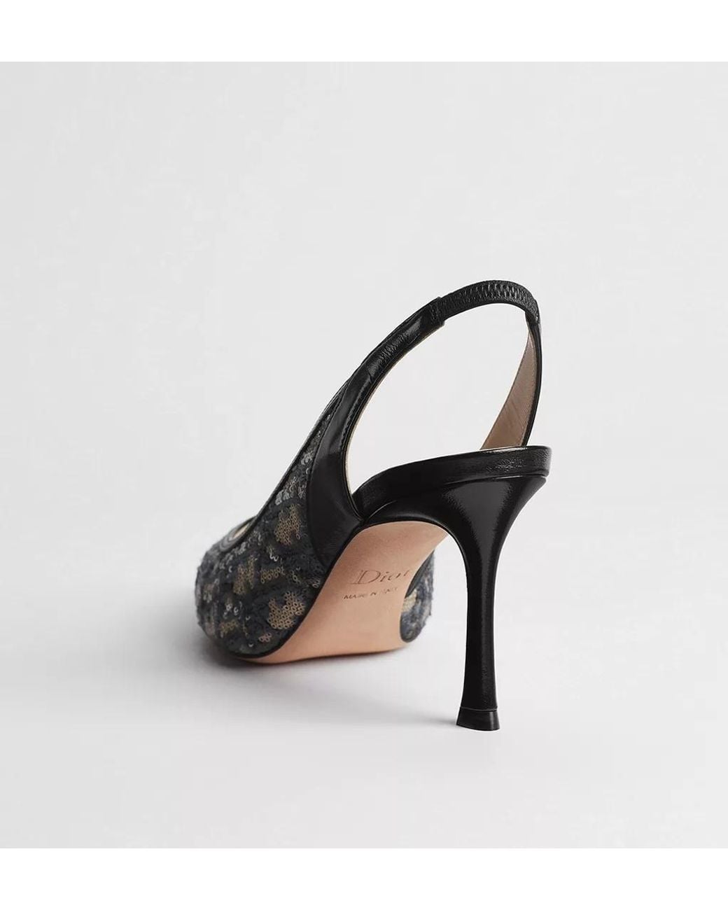 Dior Metallic Aable Slingback Pump