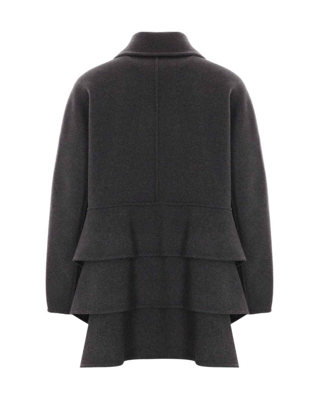 Max Mara Gray Asturie1234 Double-Breasted Coat