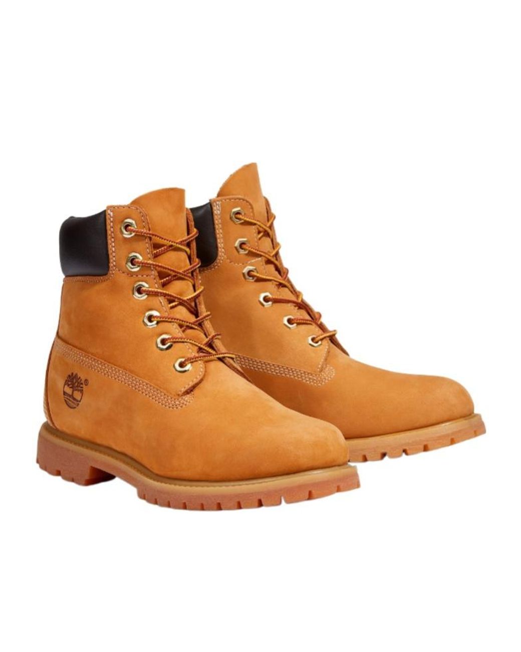 Timberland Brown Premium Lace-Up Boots