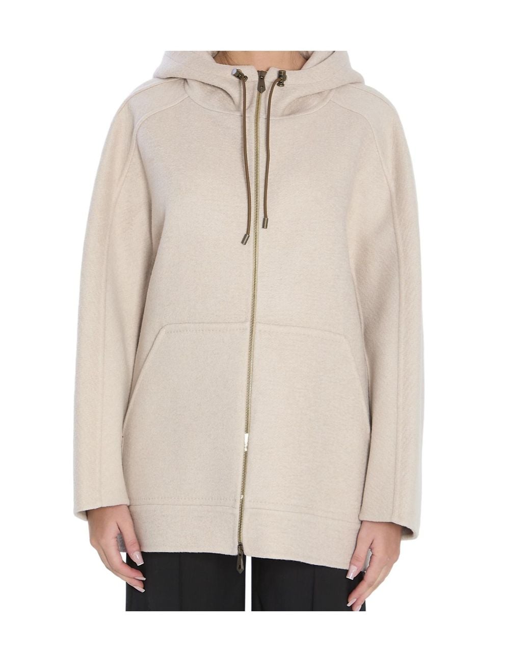 Max Mara Natural Atelier Gradi Zip-Up Jacket