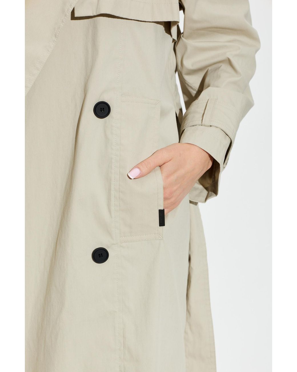 AllSaints Natural Linnie Belted Trench Coat