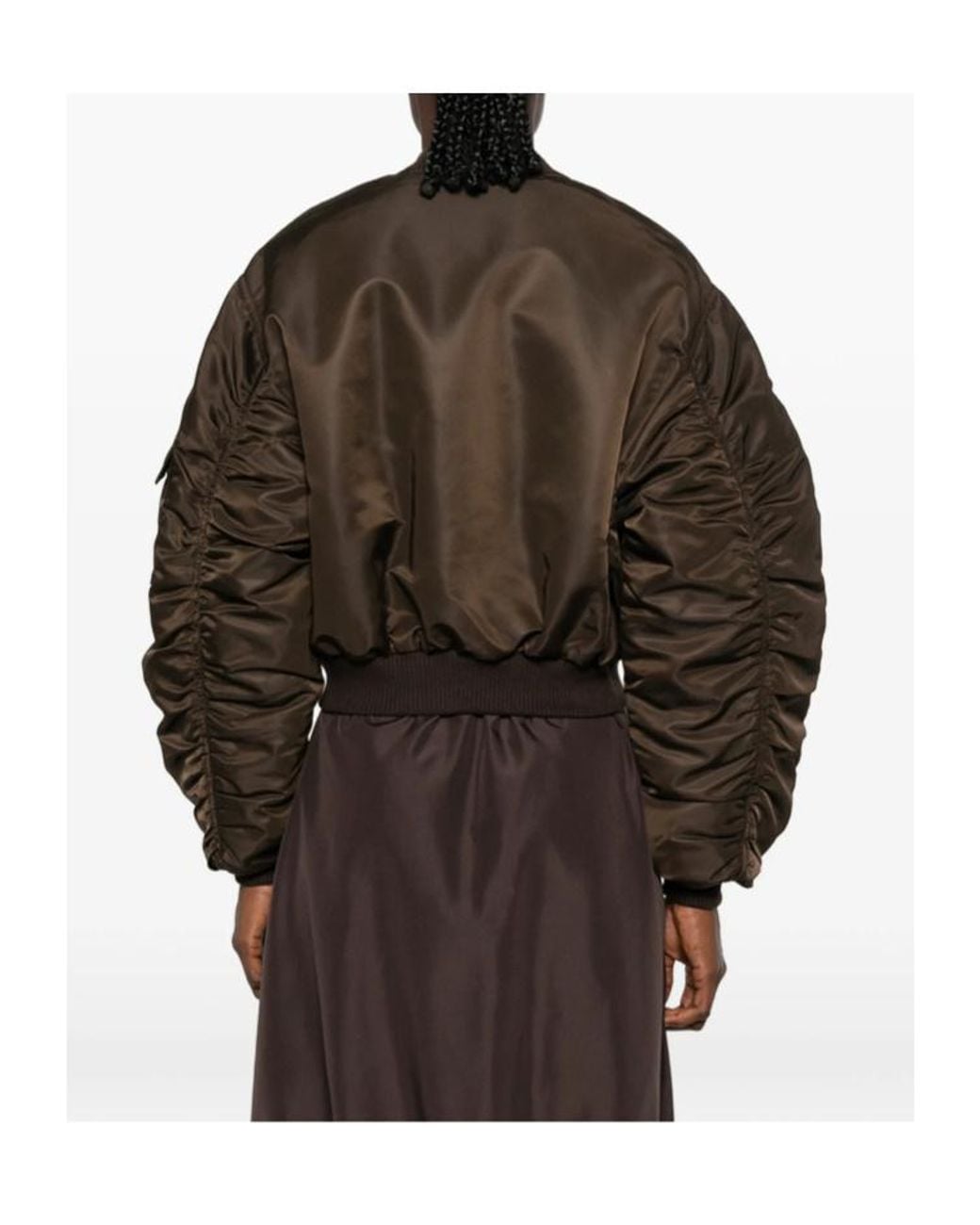 CECILIE BAHNSEN Brown Long-Sleeved Casual Jacket