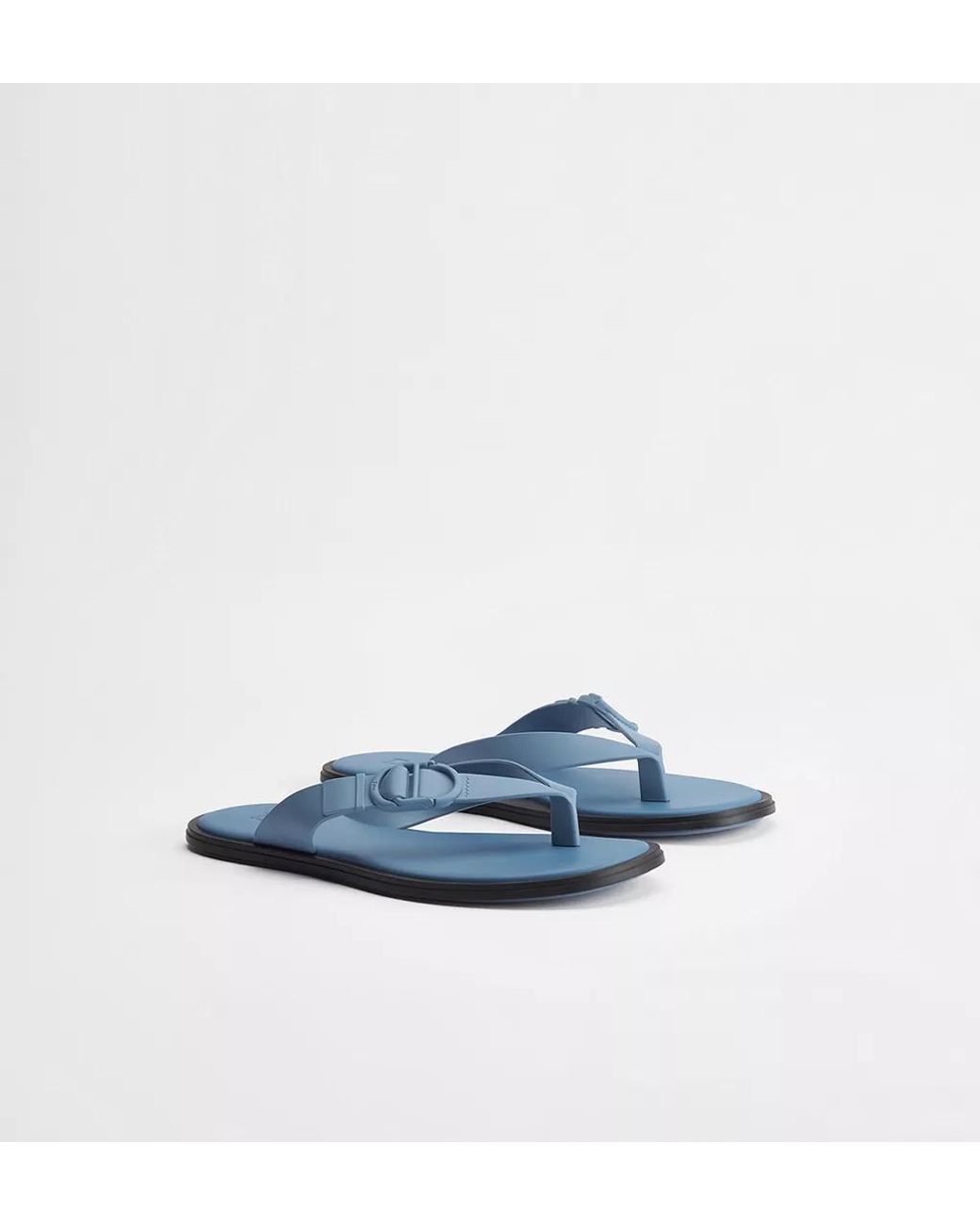 Dior Blue Rivage Thong Sandal for men