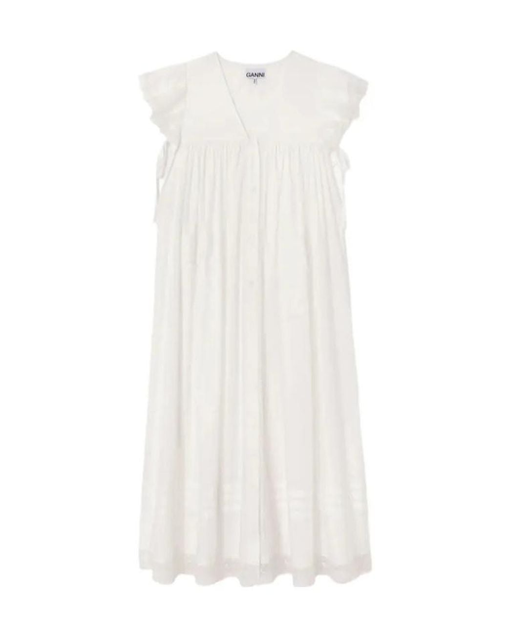 Ganni White Dress