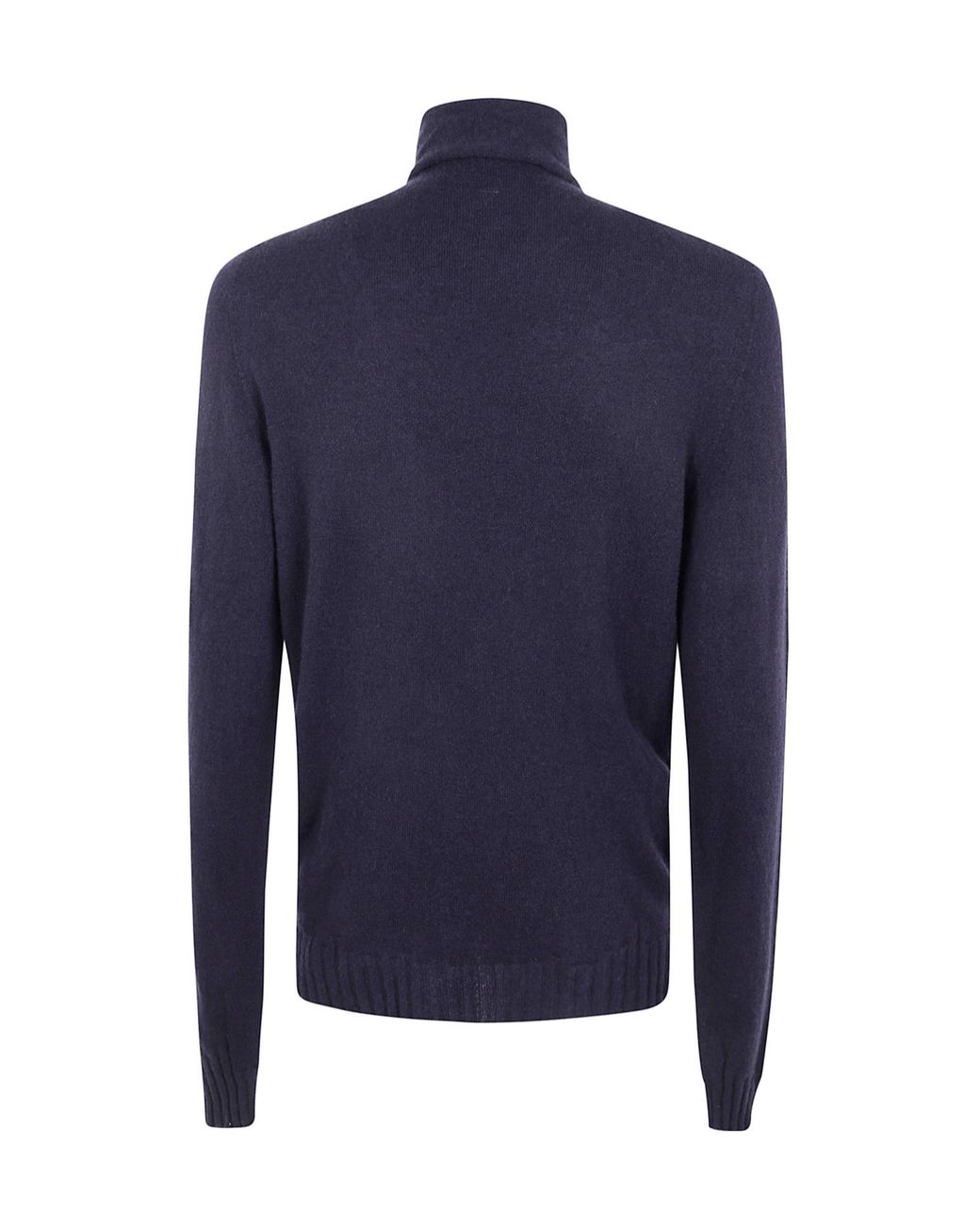 MD75 Blue Roll-Neck Knitted Top for men