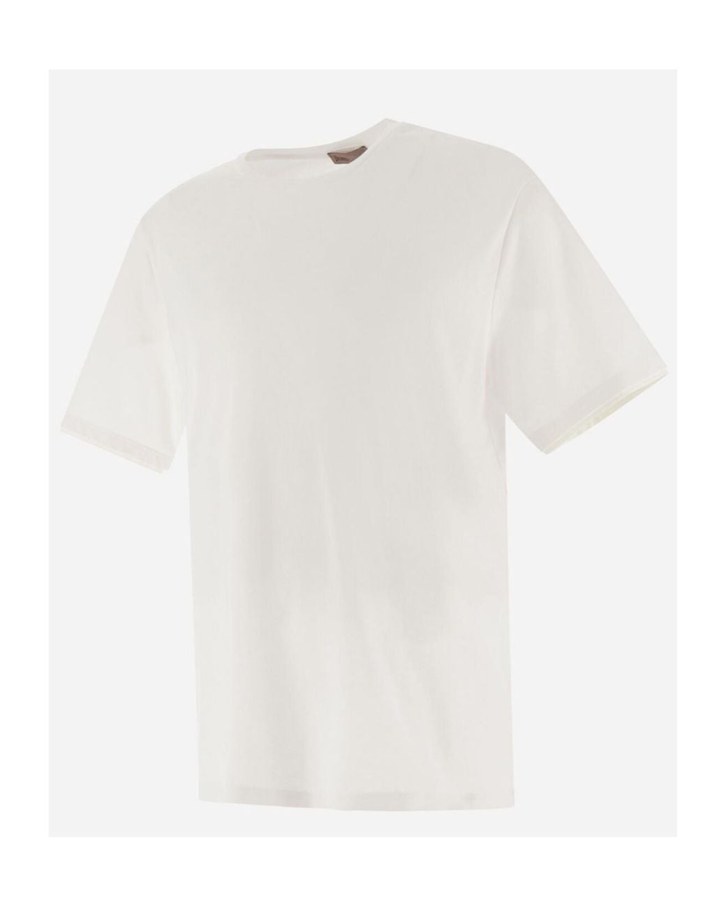Herno White Short-Sleeved Crewneck T-Shirt for men