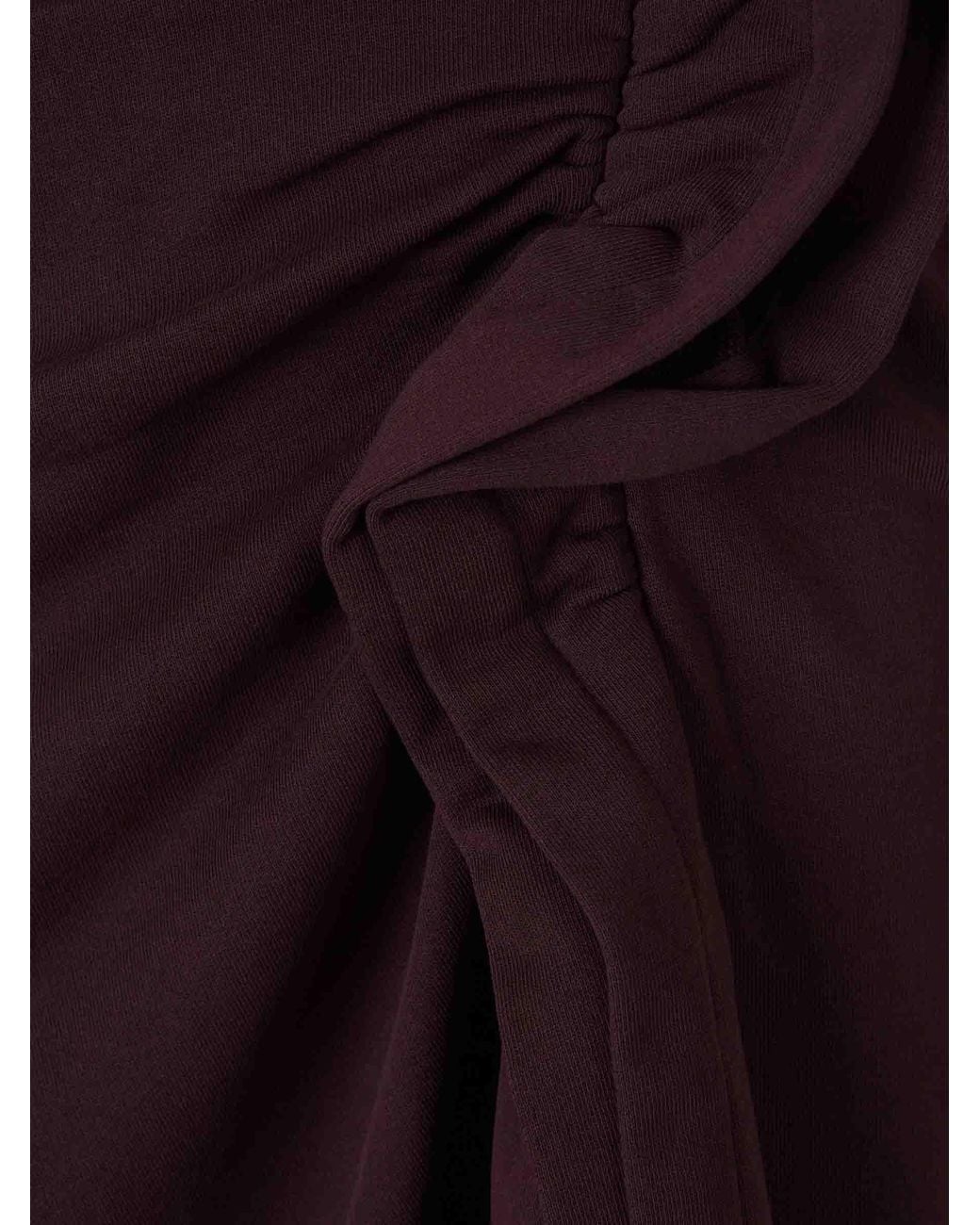 Dries Van Noten Brown Pleated Midi Skirt
