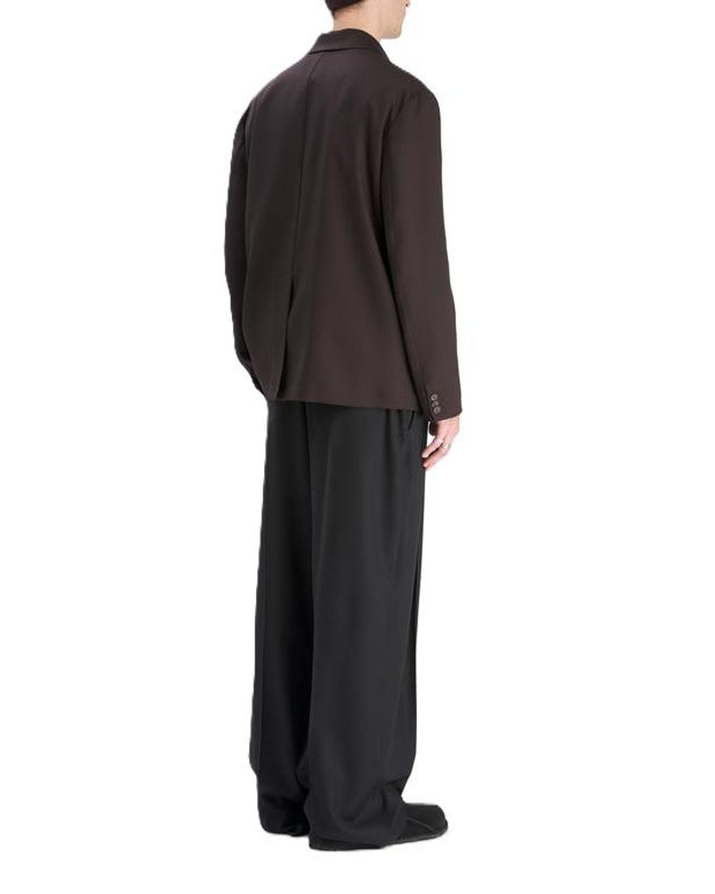 Barena Gray Double Breasted Long Sleeved Jacket for men