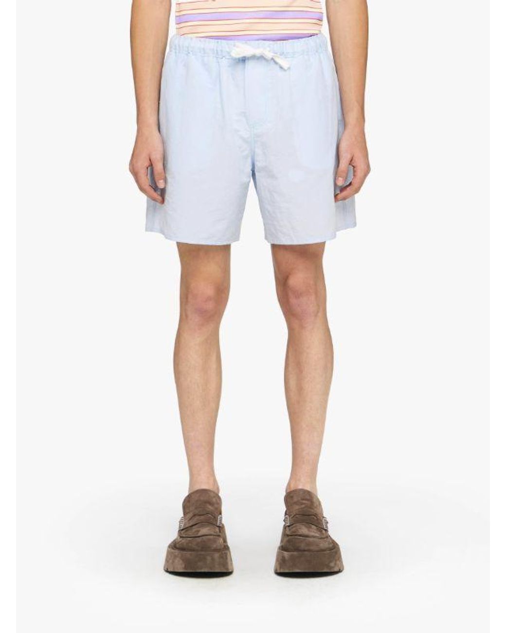 J.W. Anderson Blue Jw Anderson Printed Drawstring Shorts for men
