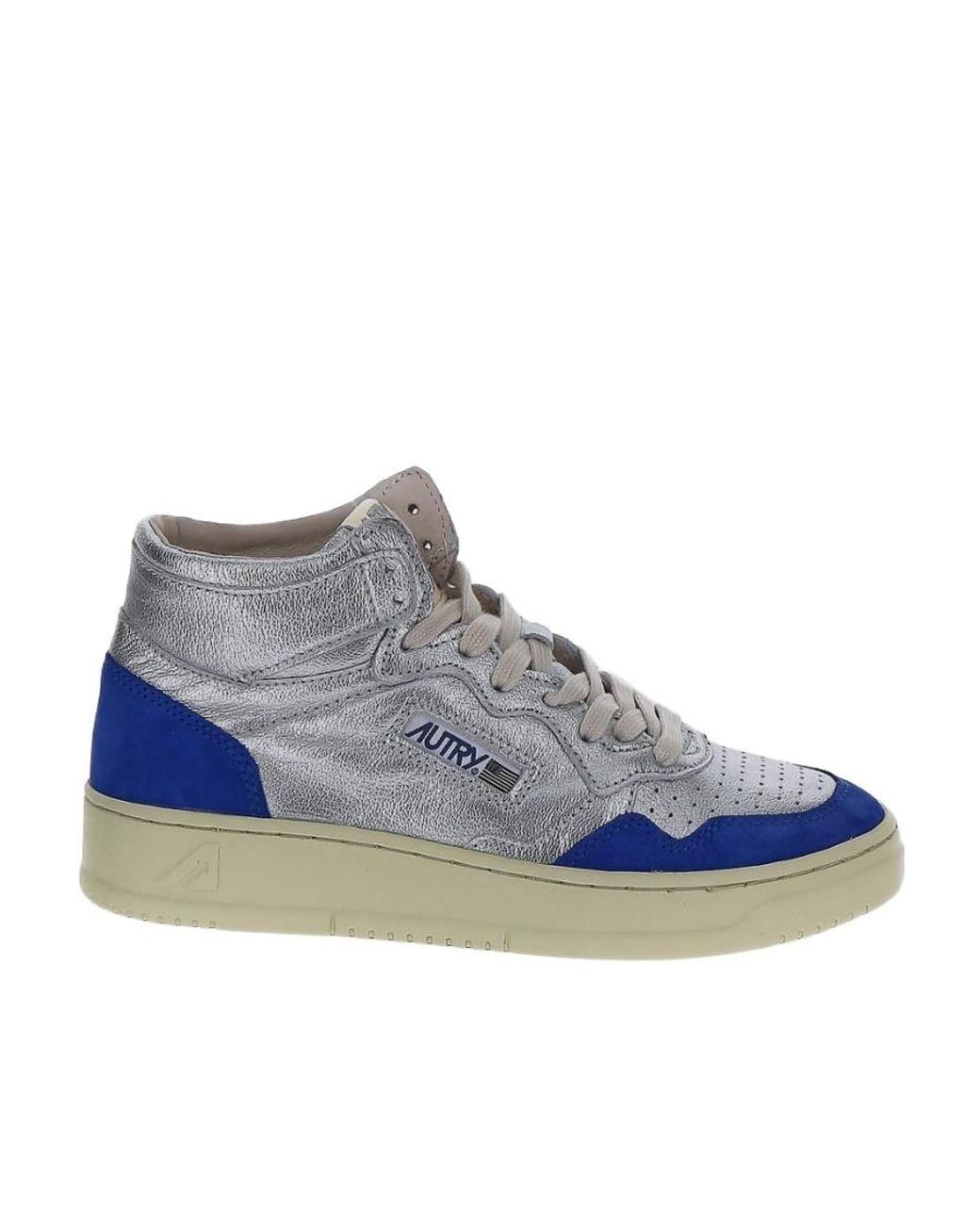Autry Blue High-Top Sneakers for men