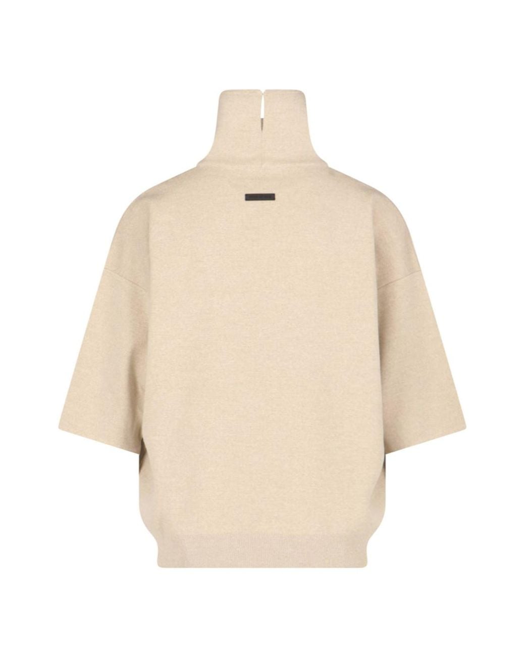 Fear Of God Natural Knitted High Neck T-Shirt for men