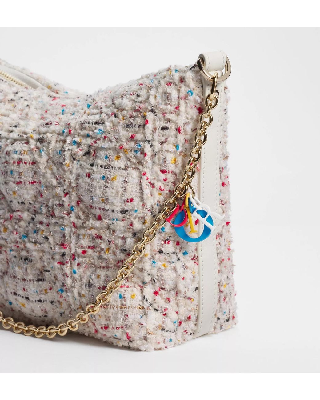 Dior White Ling Mini Bag