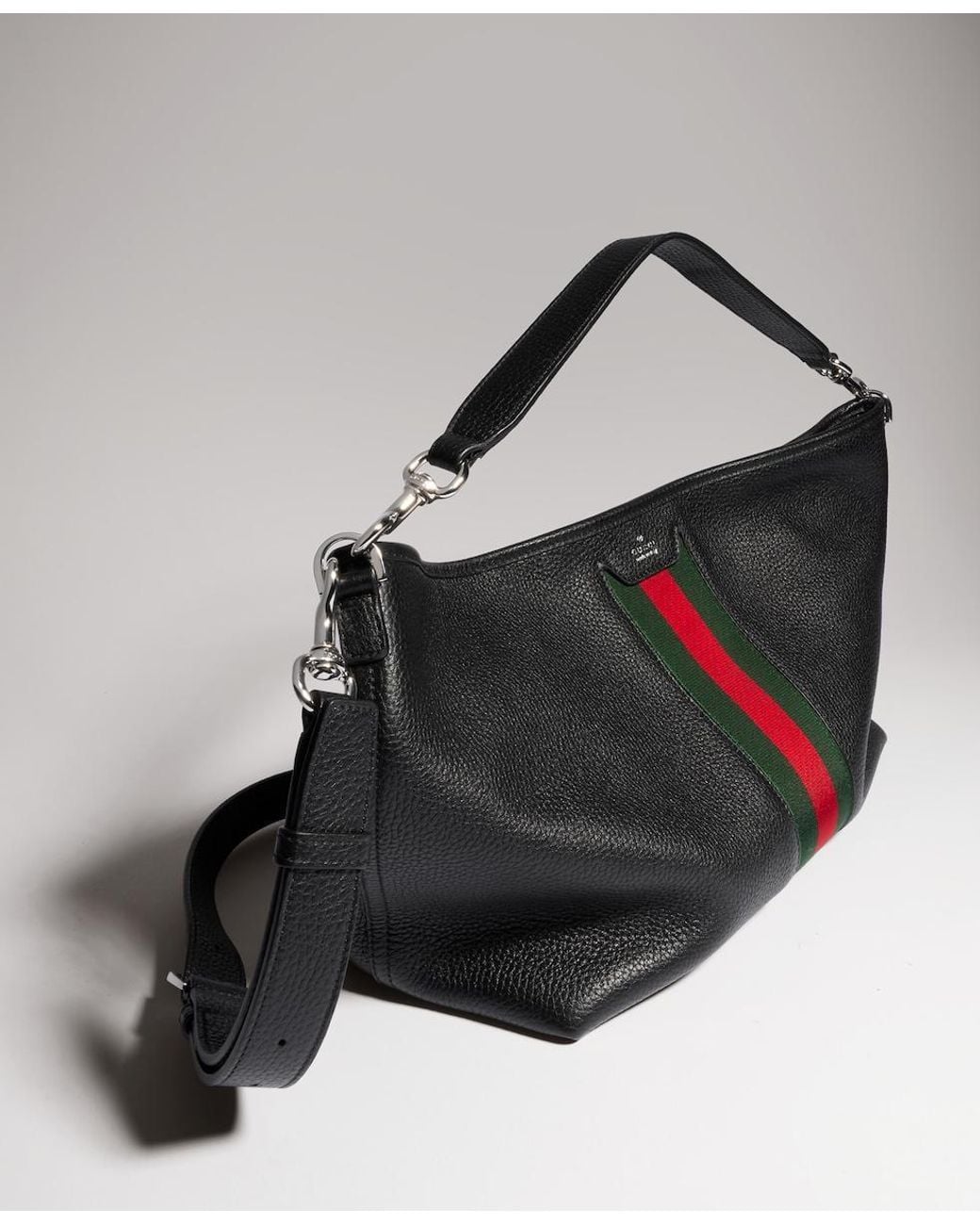 Gucci Black Web Trademark Small Crossbody Bag for men