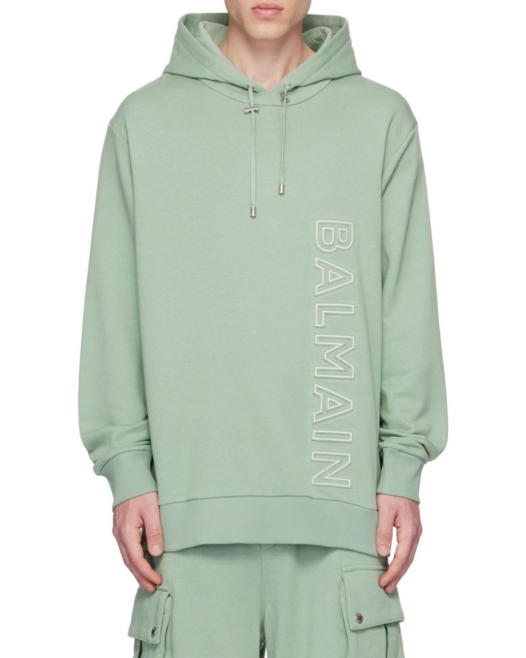 Balmain Green Sweatshirts for men