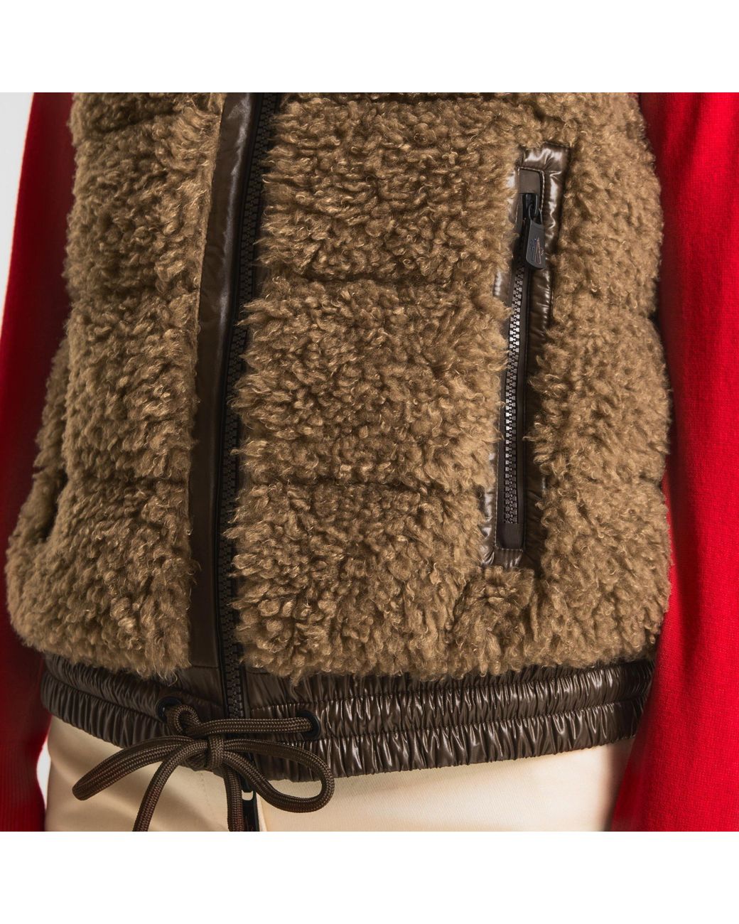 Moncler Natural Teddy Vest