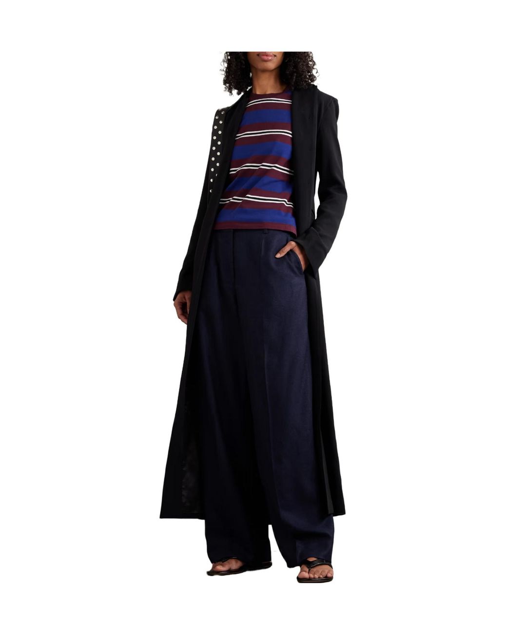 Kallmeyer Black Stretch-Cady Coat