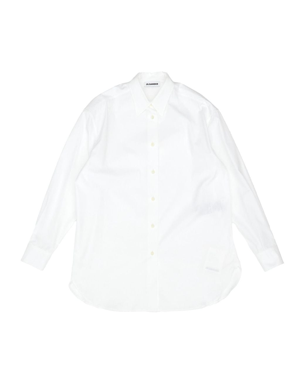 Jil Sander White Long Tailored Shirt