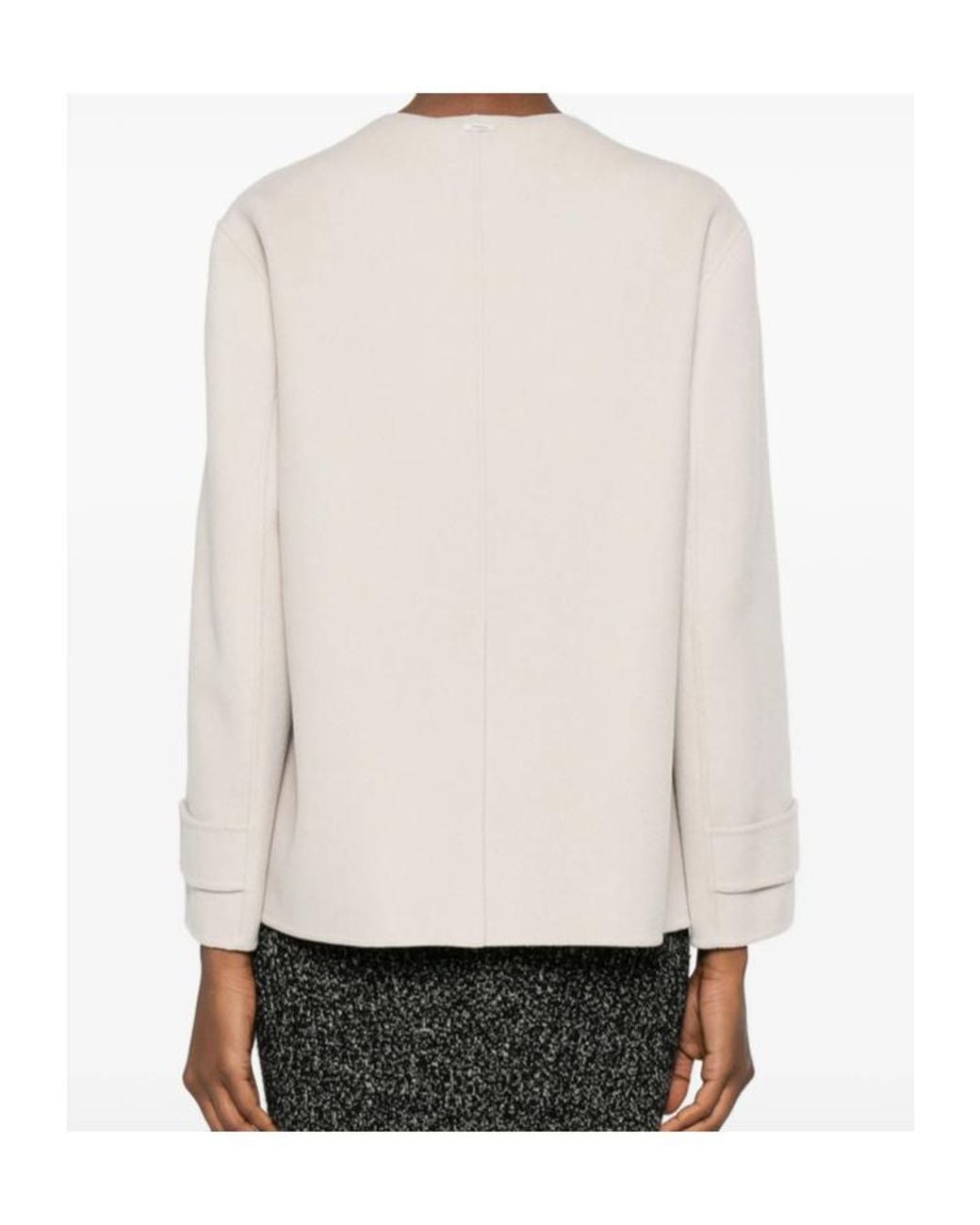 Max Mara White 'S Alba Cropped Jacket