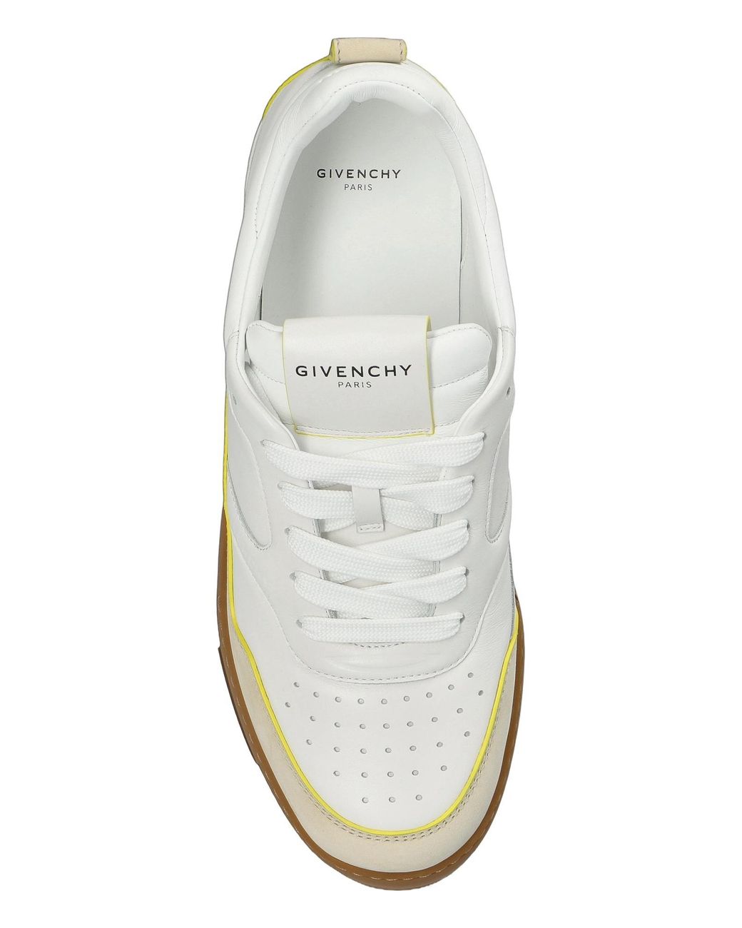 Givenchy White Leather Sports Shoes for men