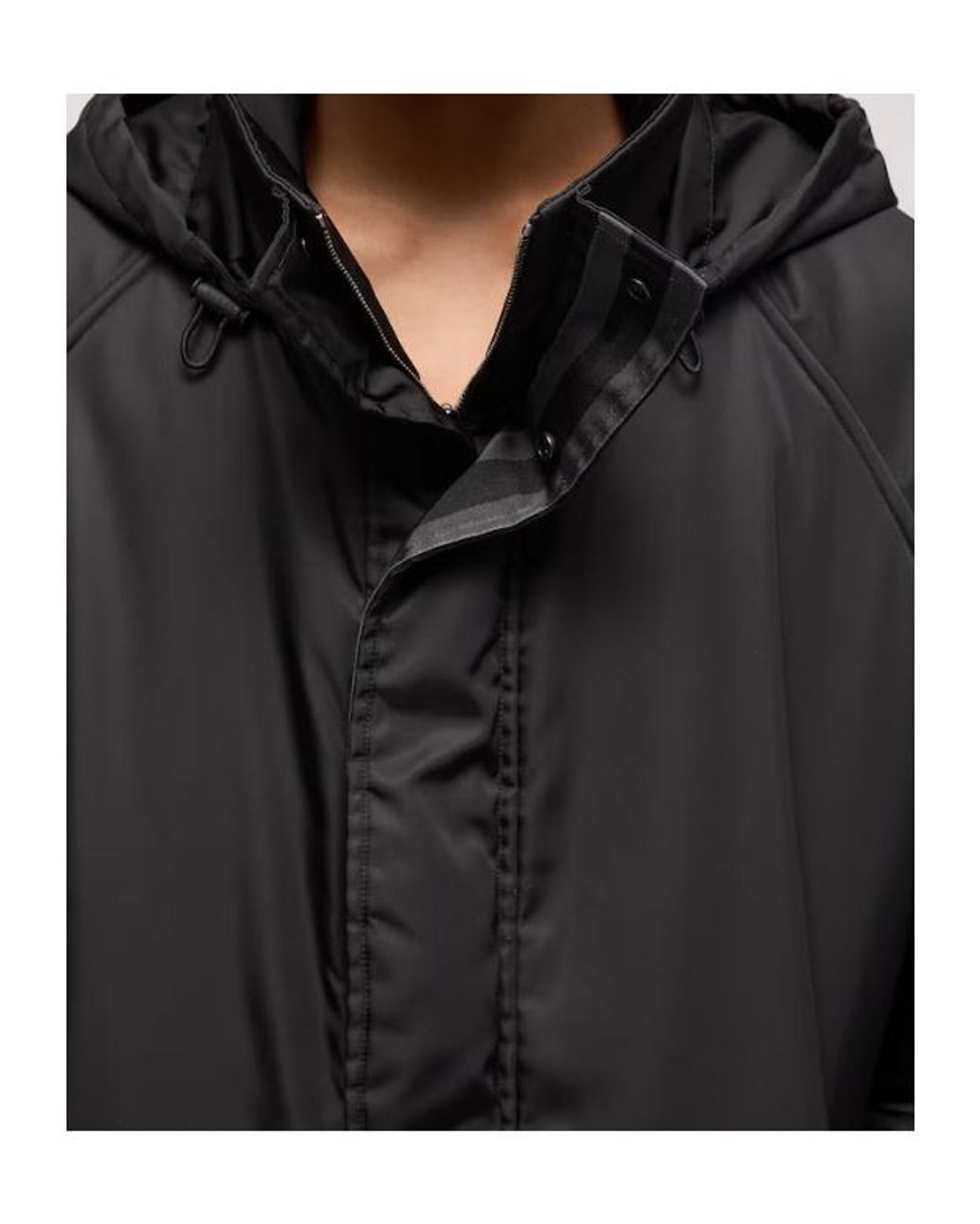 Gucci Black Nylon Gabardine Zip Jacket With Embroidery for men