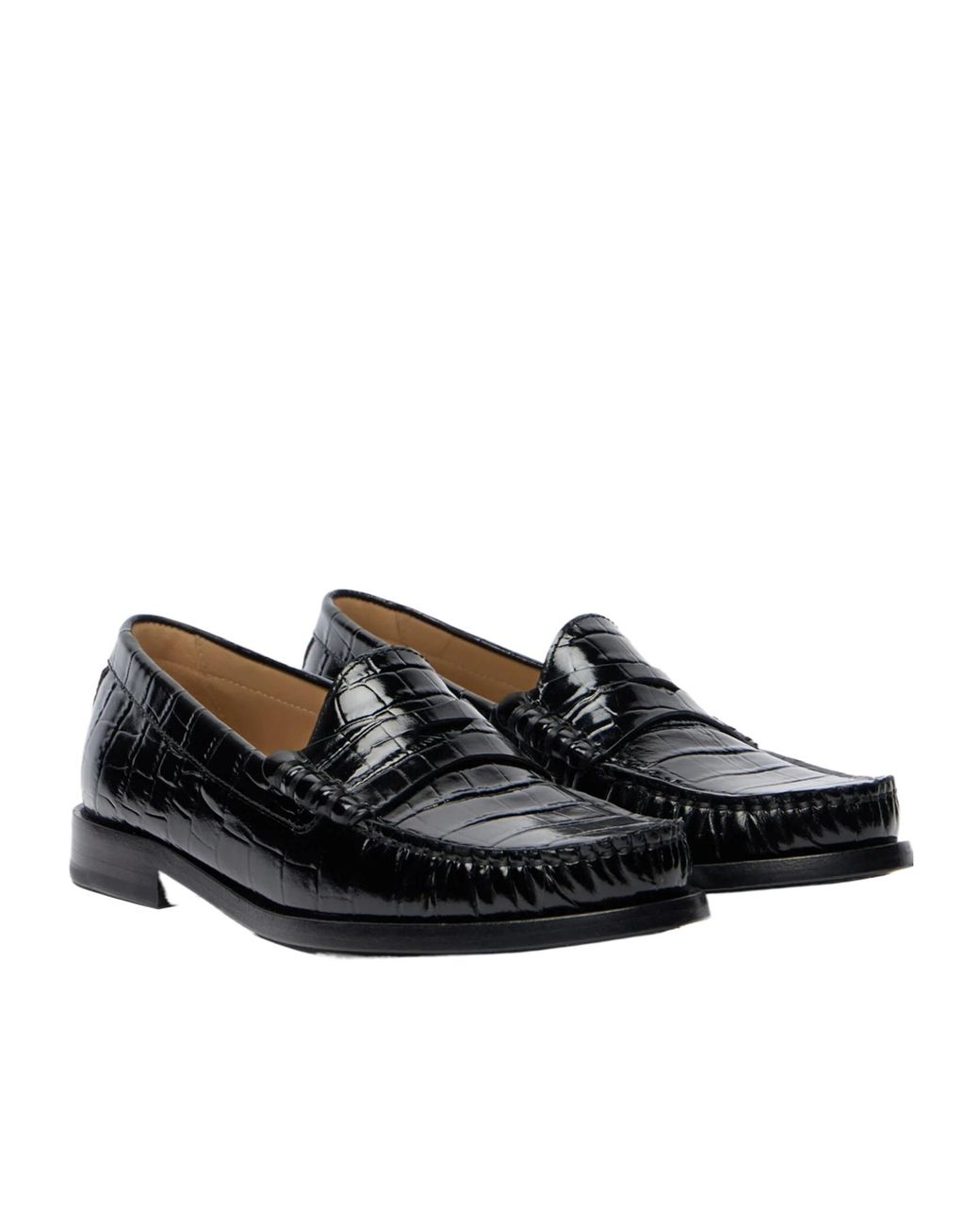 Stuart Weitzman Brown Lottie Loafer