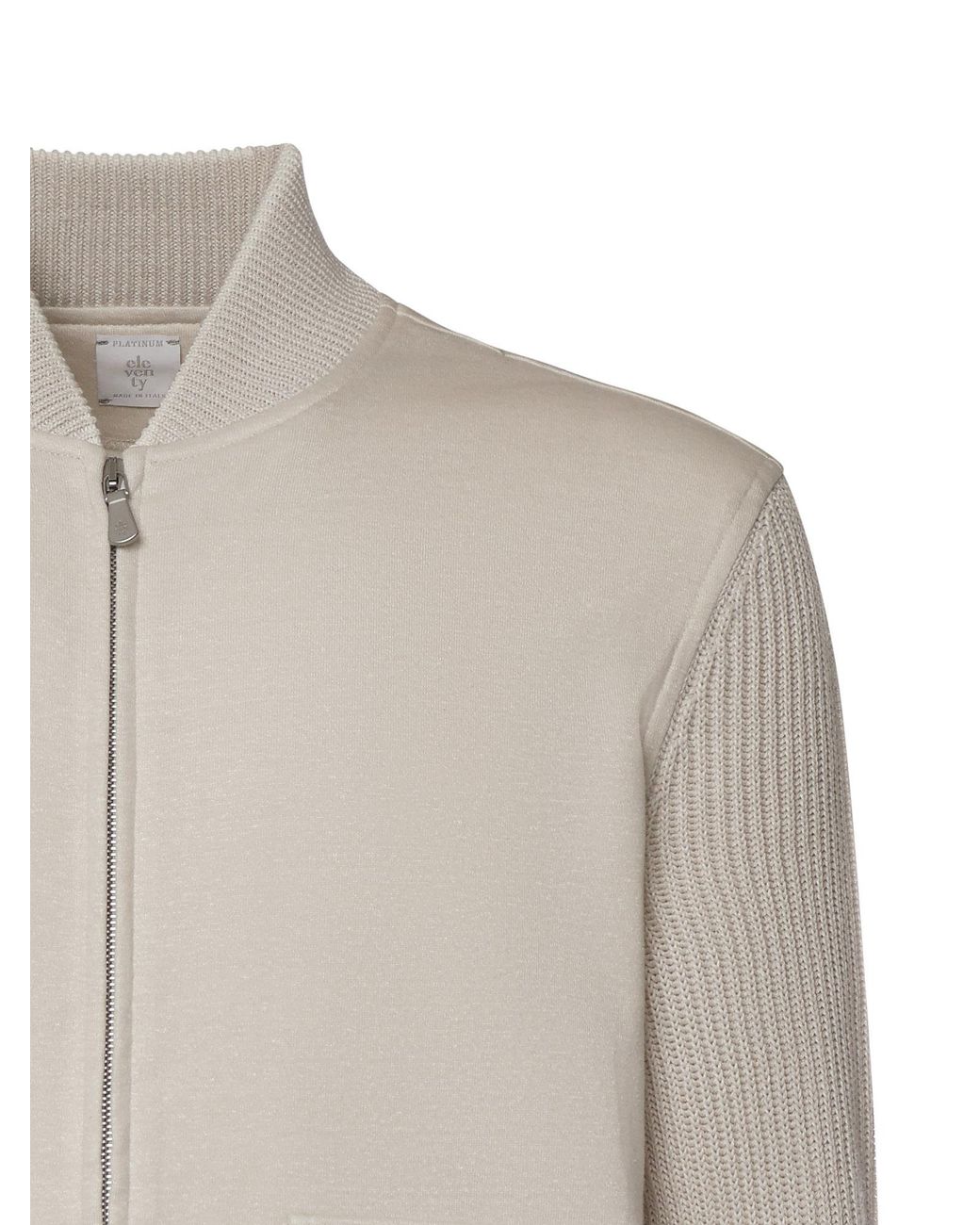 Eleventy Pink Patch Pocket Ribbed Jacket for men