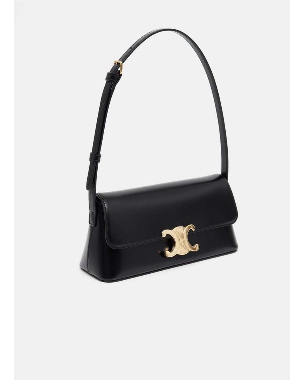 Céline Black Flap Shoulder Bag