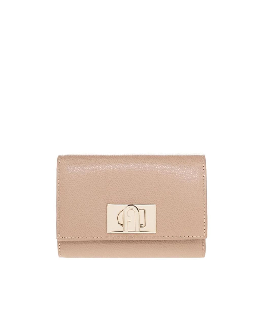 Furla Natural 1927 Twist-Lock Compact Wallet