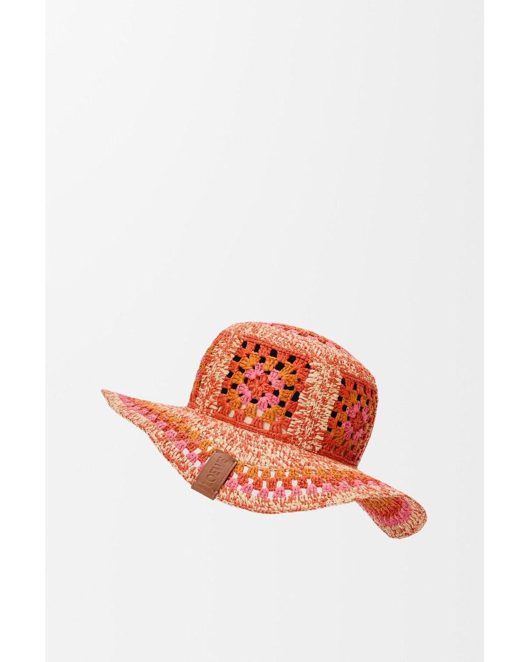 Loewe Orange Fisherman Hat