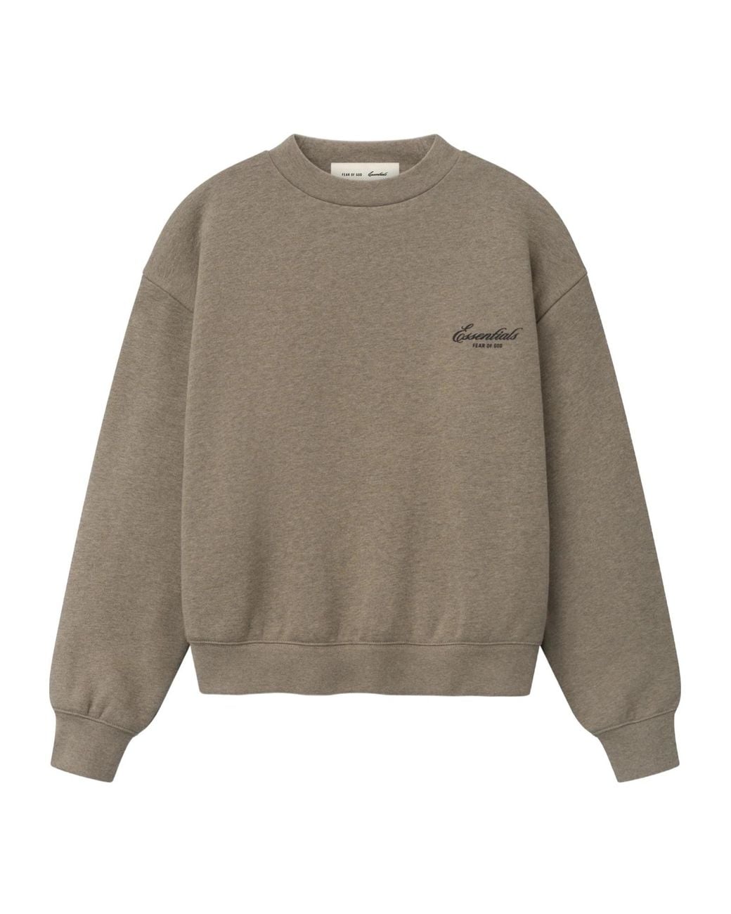 Fear Of God Gray Classic Crewneck Sweatshirt