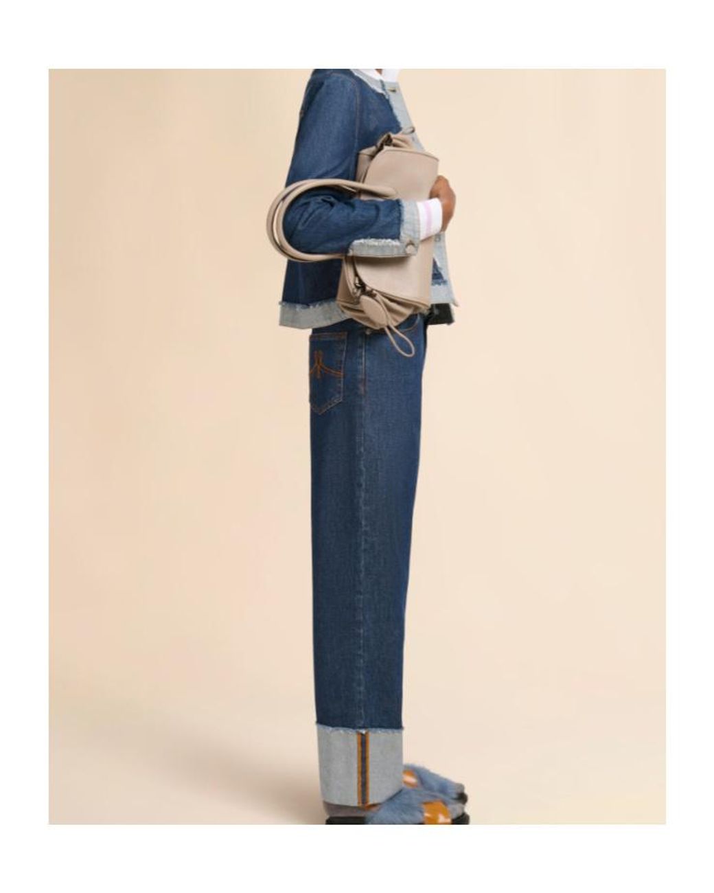 Marni Blue Denim Inside-Out Jeans