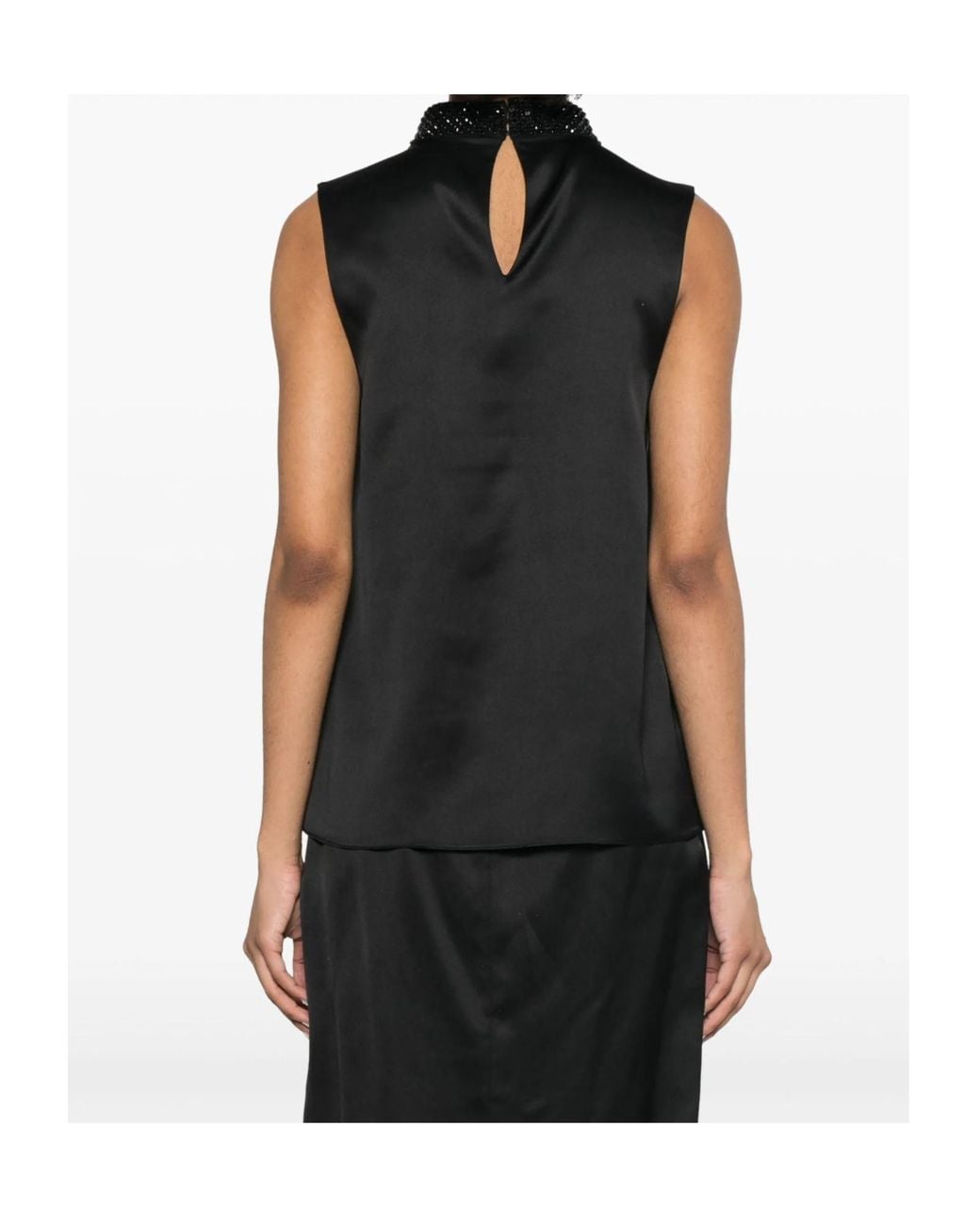 Tom Ford Black Sleeveless Top