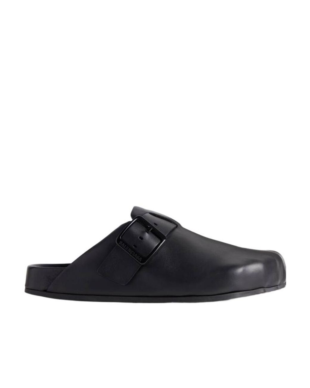 Balenciaga Black Sunday Slip-On Mules