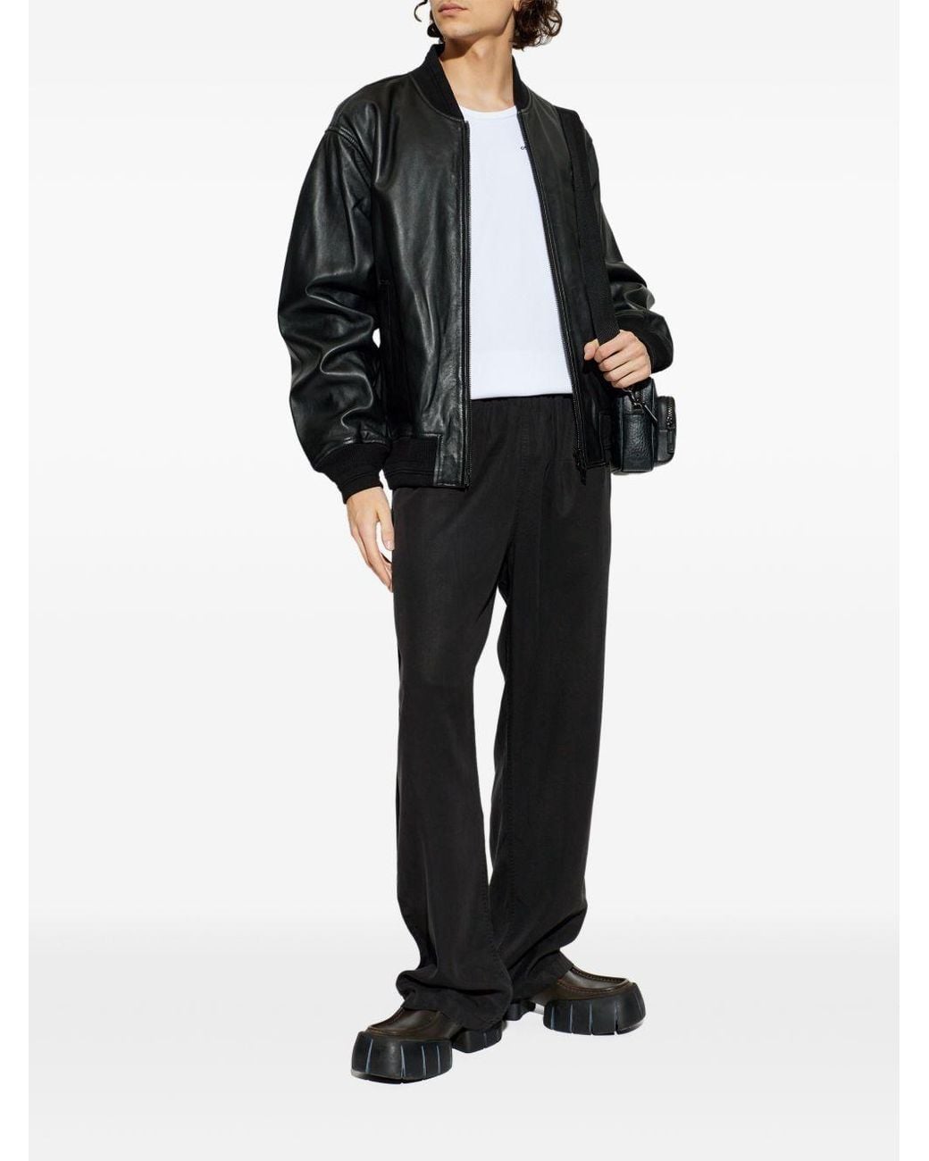 DIESEL Gray L-Type Bomber Jacket for men