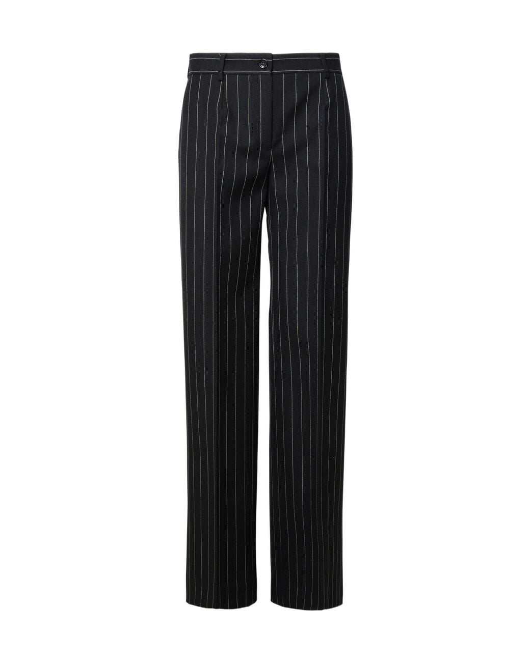 Dolce & Gabbana Black Virgin Wool Trousers