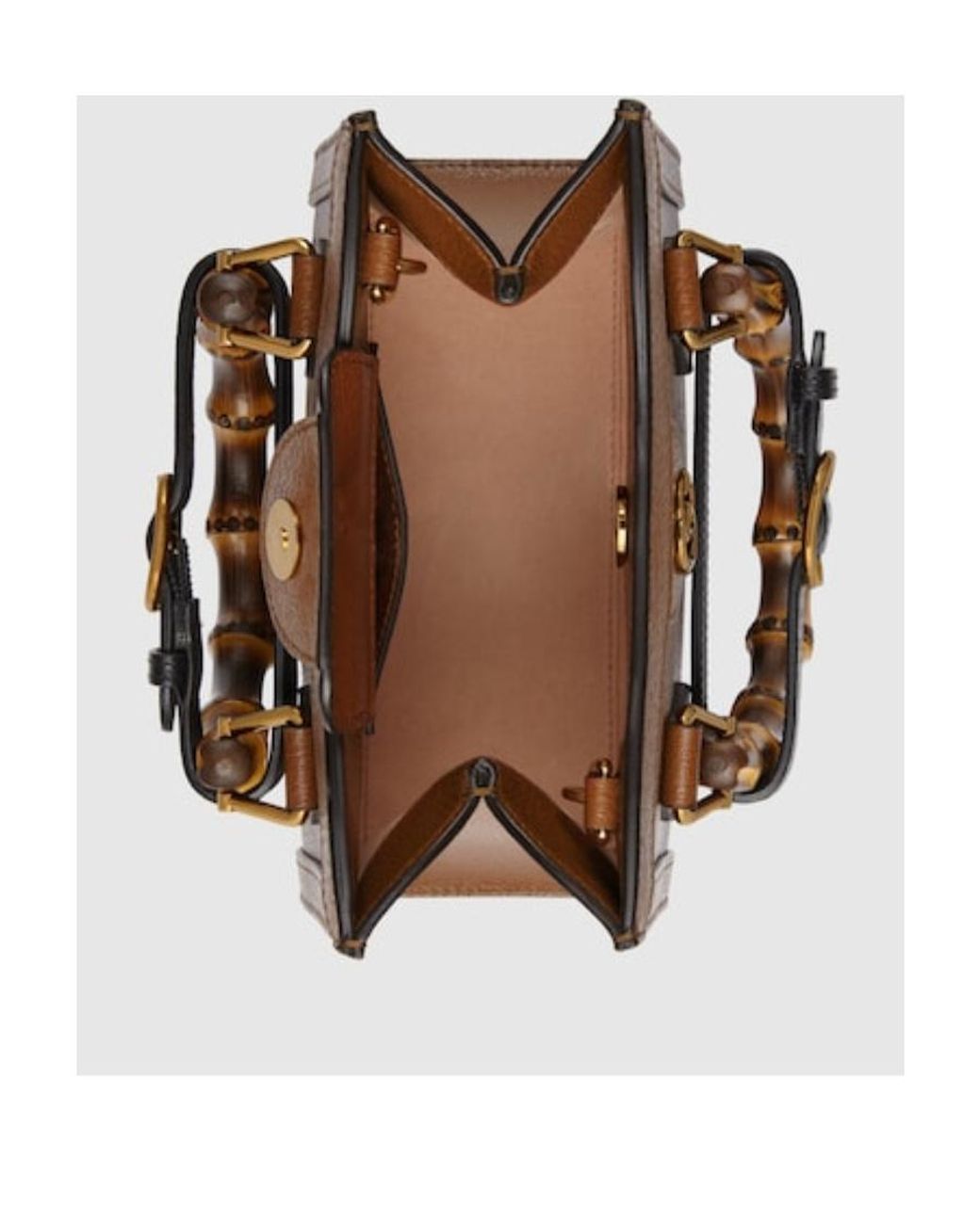 Gucci Brown Mini Diana Top Handle Bag