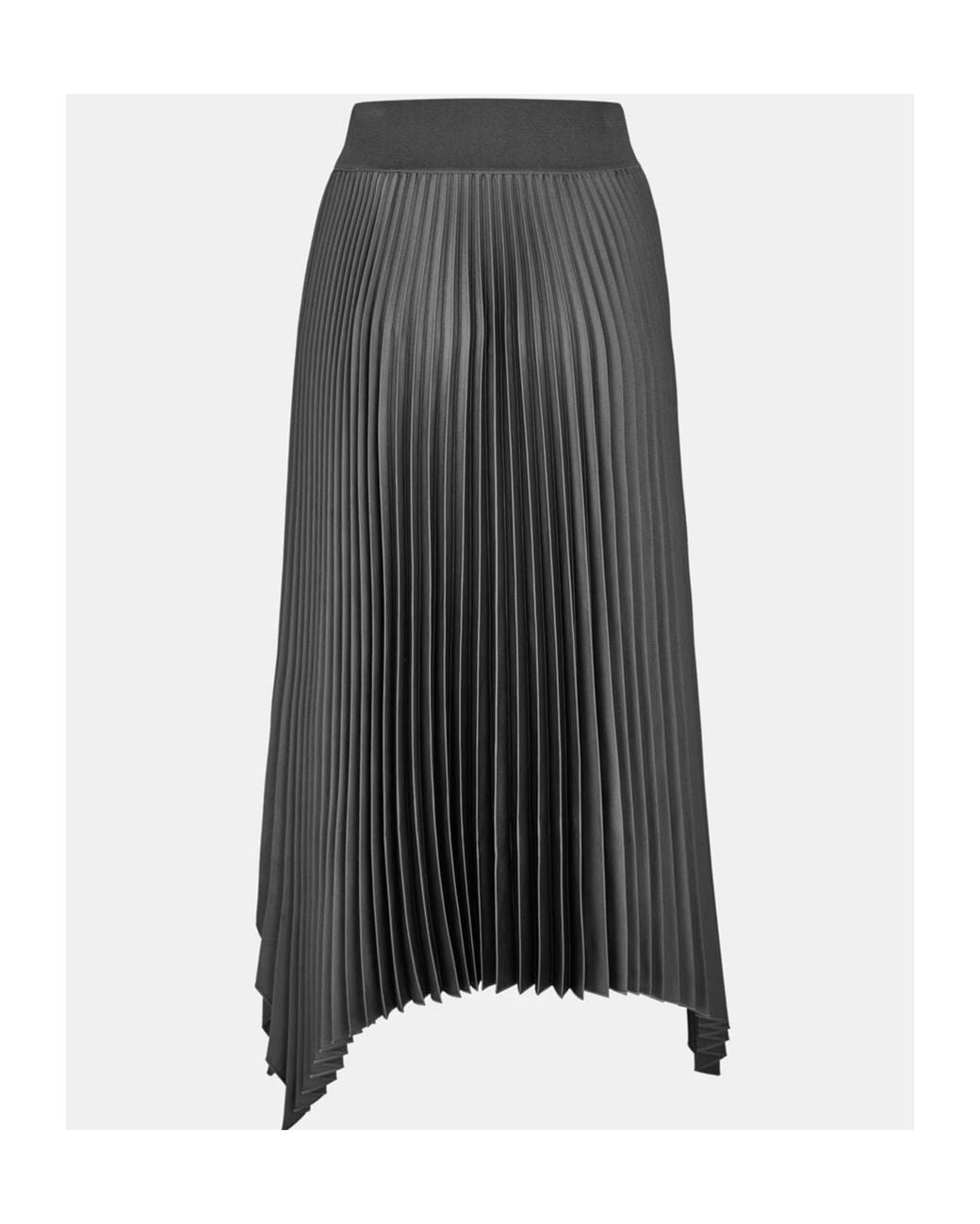 Joseph Black Asymmetrical Hem Skirt