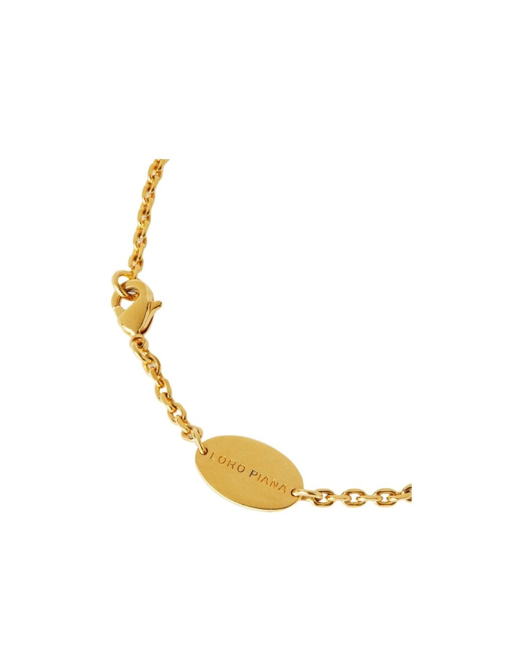Loro Piana Metallic Chain Necklace