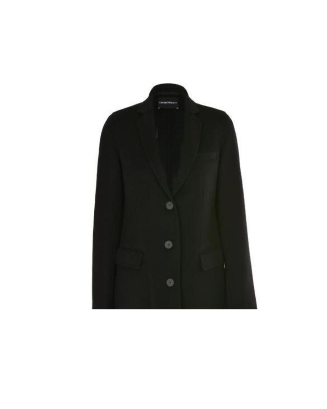 Emporio Armani Black Single-Breasted Waist Coat