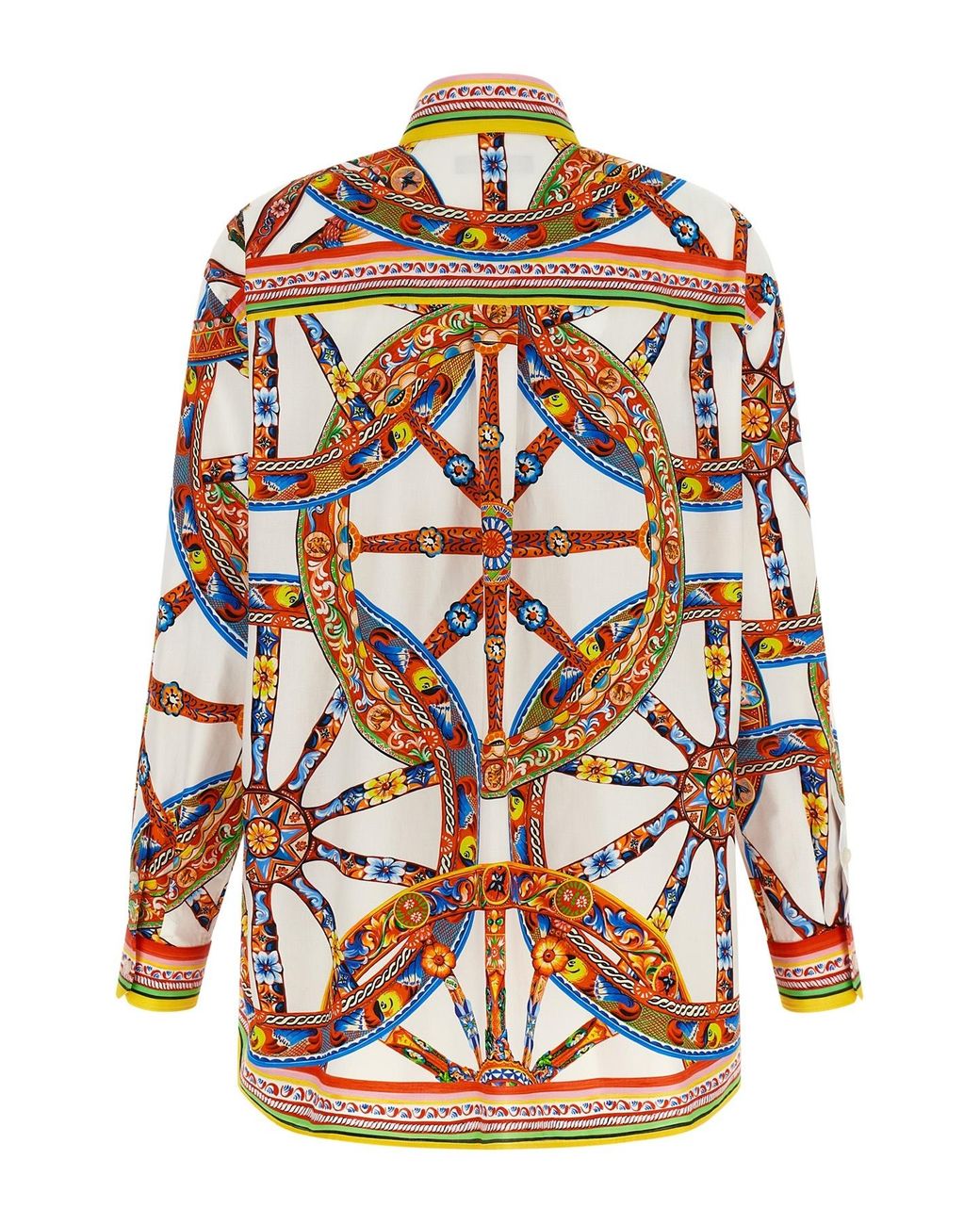 Dolce & Gabbana Multicolor Carretto Printed Shirt